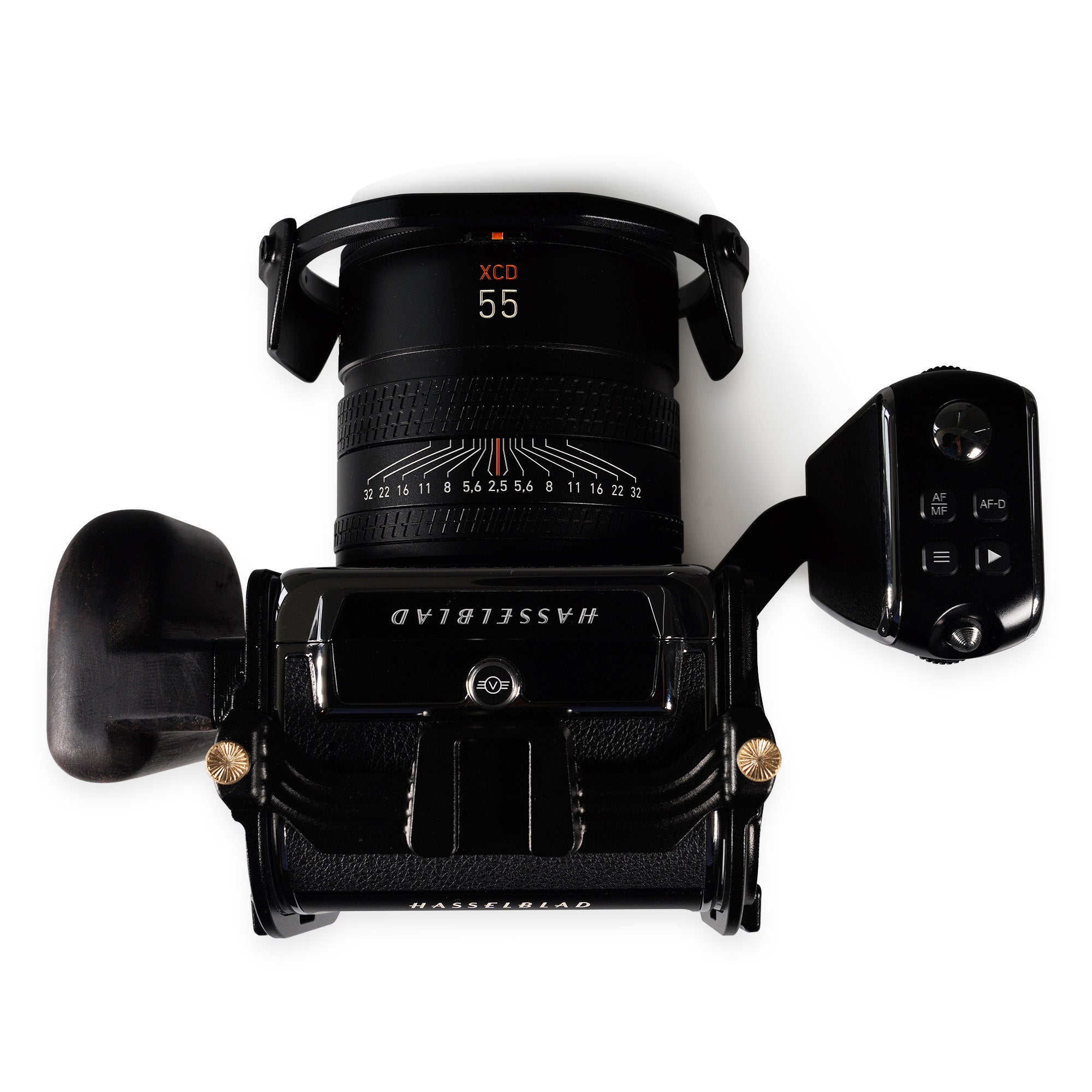 Lanhorse Camera Cage Compatible for Hasselblad 907x and Control Grip, Quick-Release CFV Digital Back, with Lens Protection Frame. Optional Rosewood Hand Grip.