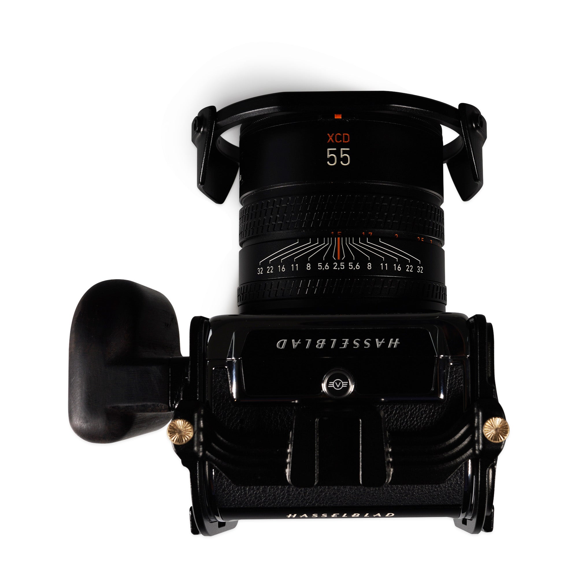 Lanhorse Camera Cage Compatible for Hasselblad 907x and Control Grip, Quick-Release CFV Digital Back, with Lens Protection Frame. Optional Rosewood Hand Grip.